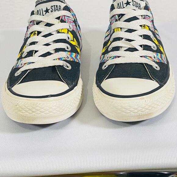 Converse All Star Black Multicolor Southwestern Themed Sneakers Womens Size 7 - Picture 10 of 14